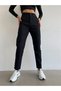 By-6210 High Waist Lycra Black Boyfriend Jeans Stretchy Mom Jeans Skinny Leg Pants - 2