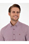 Burgundy Slim Fit Long Sleeve Shirt 50297998 -Vr014 - 2