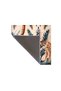 Paris Collection Multicolored Palms and Tiger Pattern Modern Decorative Carpet 138 - 4