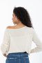 Women's Clothing Blouse Knitwear Sweater Off Shoulder Thin Viscose Knitwear Knitted Sweater - 9
