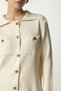Metal Buttoned Knitwear Cardigan Cream Lbv0050 - 3