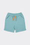 Baby Boy Green Shorts with Elastic Waist