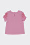 Baby Girl Print Detailed Pink T-Shirt - 2