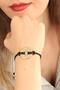 Black Leather String Unisex Mood Bracelet