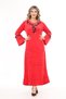 Women's Long Sleeve Velvet Dress - 8