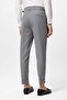 High-waisted pleated carrot fit men's trousers - 5