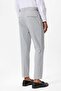 Gray High Waist Pleated Textured Men's Trousers - 6