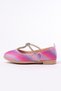 Girl's Stoned Colored Glittery Non-Slip Sole Orthopedic Ballerinas - 4