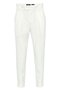 Ecru High Waist Pleated Carrot Fit Men's Trousers - 6
