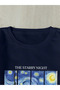 Printed Unisex Raised Oversize Crew Neck Sweatshirt - 3
