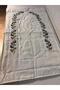Dowry 6-Piece Flower Embroidered Etamine Processing Prayer Rug Set Bundle Set