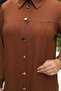 Gather Detailed Hijab Brown Set - 3