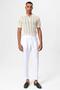 Polo Collar Zippered Knitted Men's T-Shirt - 2