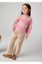 Girl's Wide Leg Pants Beige 4544