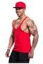 Basic Gym Fitness Stringer Tank Top Sports Tank Red