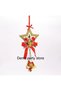 Christmas Gold Star Angel Figured Door Decoration with Bell 13X33 cm - 2