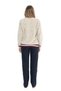 U.S. Polo Assn. 17079 Women's Beige Long Sleeve Round Neck Pajama Suit - 3