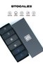 Bambu Men's Stitch-Free 6-Piece Socks Set. Classic Jacquard and Patterned Men's Bamboo Socks - 8