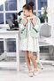 My Little One's Retro Polka Dot Patterned Girls' Jacket Set - Green