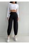 Women's Black Full Lycra Balloon Pants