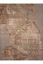 Aysu Collection Brown Beige Abstract Patterned Woven Base Modern Decorative Carpet Aysu42