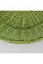 Wheel of Fortune Grass Green Rattan Wall Decoration & Supla 33 cm - 5
