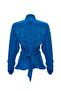 Stand Collar Blouse with Back Tie Detail - 2