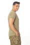Khaki Colored Short Sleeve Cotton Dark Force Officer Specialist Sergeant Rank Karaci T-Shirt - 4