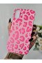 iPhone 16 Plus Compatible Velvet Launch Leopard Printed Case - 5
