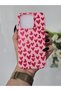 iPhone 16 Pro Compatible Velvet Inside Launch Heart Printed Case
