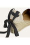 Women's Black Suede Wedge Heeled Shoes - 3