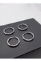 12mm Stainless Antiallergic Steel Hoop Earrings - 2 Pairs Economic Package (Thickness: 1.6mm) - 3