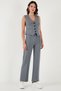 Standard Fit High Waist Straight Leg Trousers Pant 5865972 - 5