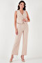 Standard Fit High Waist Straight Leg Trousers Pant 5865972 - 5