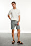 Men's Ecru Polo Collar Short Sleeve Knitwear - 4