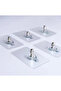 10 Pcs Non-Marking Screw Decal Clothes Hanger Rack Jewelry Hanger Stickers Towel Hook Nail - 4