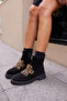 Babbo Women's Black Real Leather Suede Boots - 2