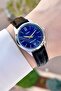 Women's Wristwatch with Case Metallic Dial Navy Blue Color 2 Years Warranty - 6