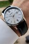 Case Metalic Cord Black Color Men's Wristwatch - 2