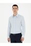 Pi̇erre Cardi̇n Men's Slim Fit Sports Shirt G021Sz004.000.1833527 Filipin 003 Light Blue