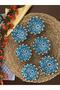 Blue Evil Eye Bead 6 Pieces Bowl Snack Bowl, Turkish Delight Bowl, Sauce Bowl - 3