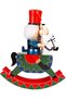 Christmas Ornament, Lead Soldier, Nutcracker, Rocking Horse, with Axe, Red-Blue - 25X30 cm - 4