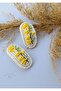 Mimosa Flower Themed Niche Hair Accessory Snap Clasp (1 Pair)