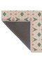 Paris Collection Beige and Green Tones Geometric Shapes Patterned Modern Decorative Carpet 152 - 5