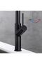 First Quality Stainless Brass Spiral Black 2 Functions Sink Faucet - 4