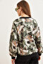Women's Batik Leopard Basic Soft Textured Loose Sweatshirt Swt-19000457 - 5