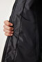 Women’s Black Hooded Long Puffer Coat DD01006 - 6