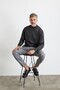 Men's Plus Size Regular Cut Half Turtleneck Knitwear Sweater - 5
