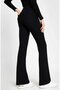 By-9983 Solmazsiyah Spanish Flare Black Jean Extra Lycra High Waist Long Leg Denim Trousers - 3
