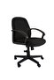 Iris 587 Low-Back Chair - Ergonomic, Adjustable, Durable with Smooth Mobility, Black